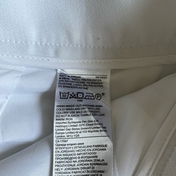 Banana Republic old money classy white dressy Shorts size 0 NWOT - Picture 3 of 8